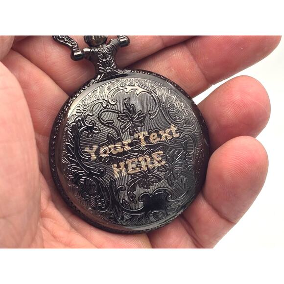 Vintage Blue Celestial Pocket Watch – Romantic Astronomy Lover, Star Gazer Gift - Picture 10 of 12